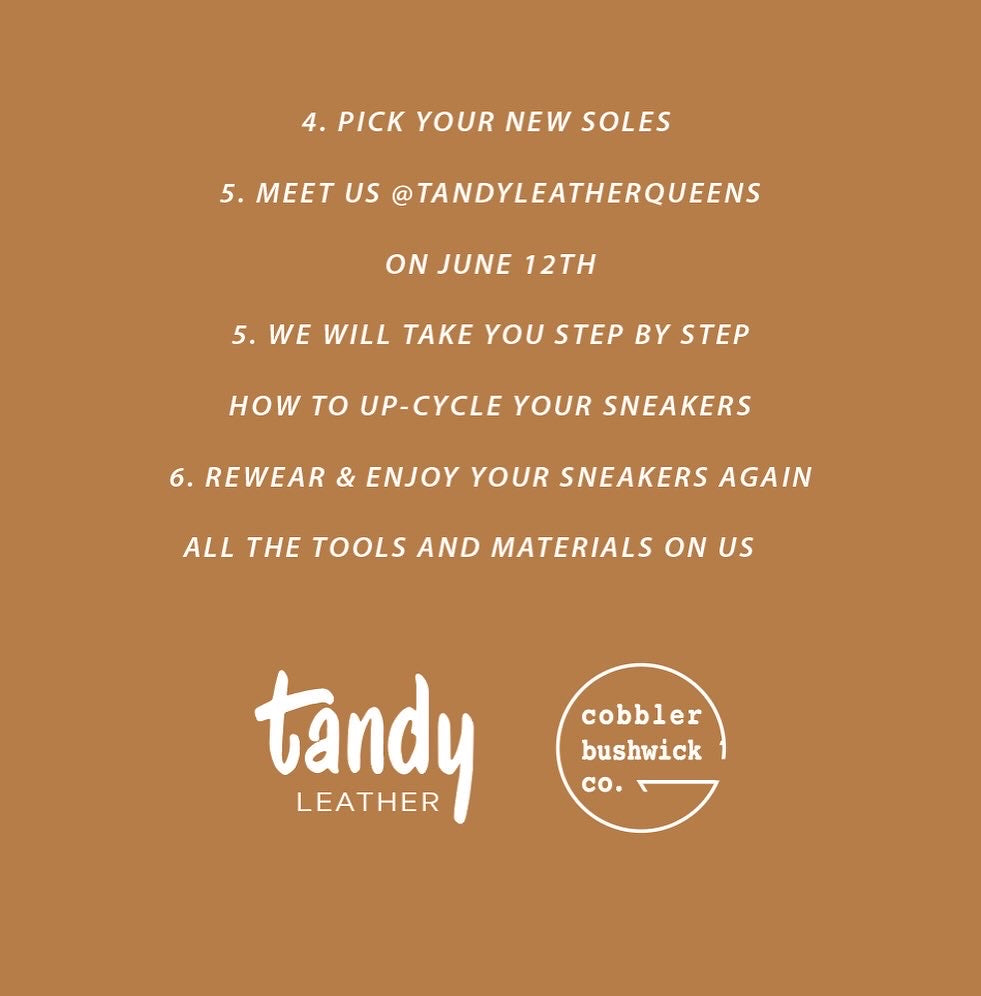 UP-CYCLE YOUR SNEAKERS @ Tandy Leather Queens