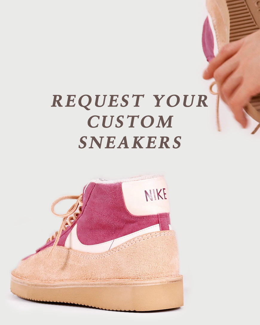 CUSTOM DESIGN & UPCYCLING YOUR OWN SNEAKERS