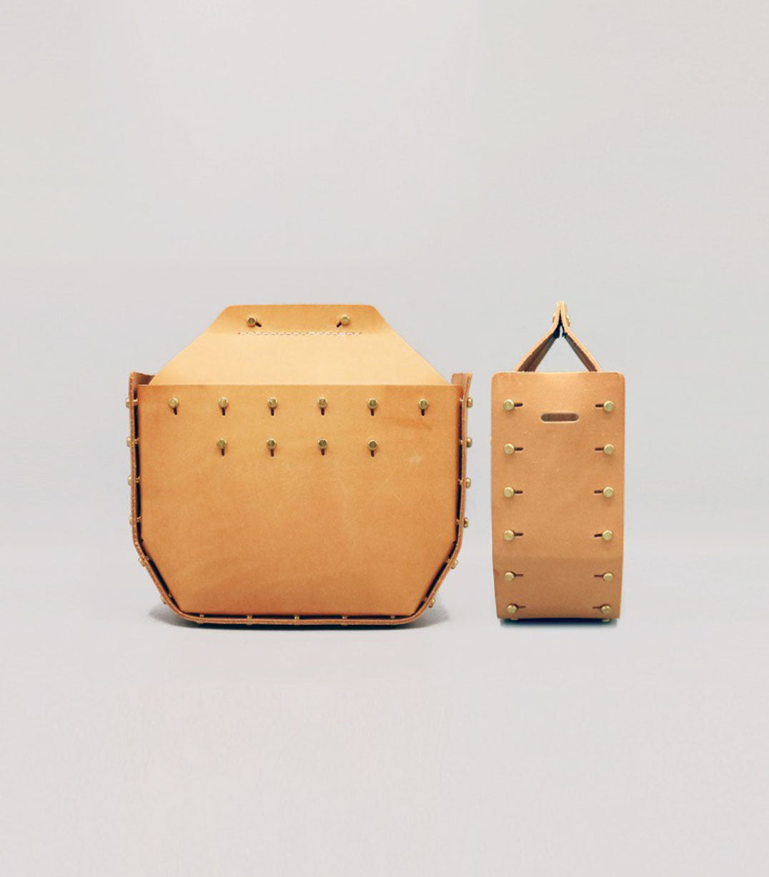 Interchangeable bag in tan - M