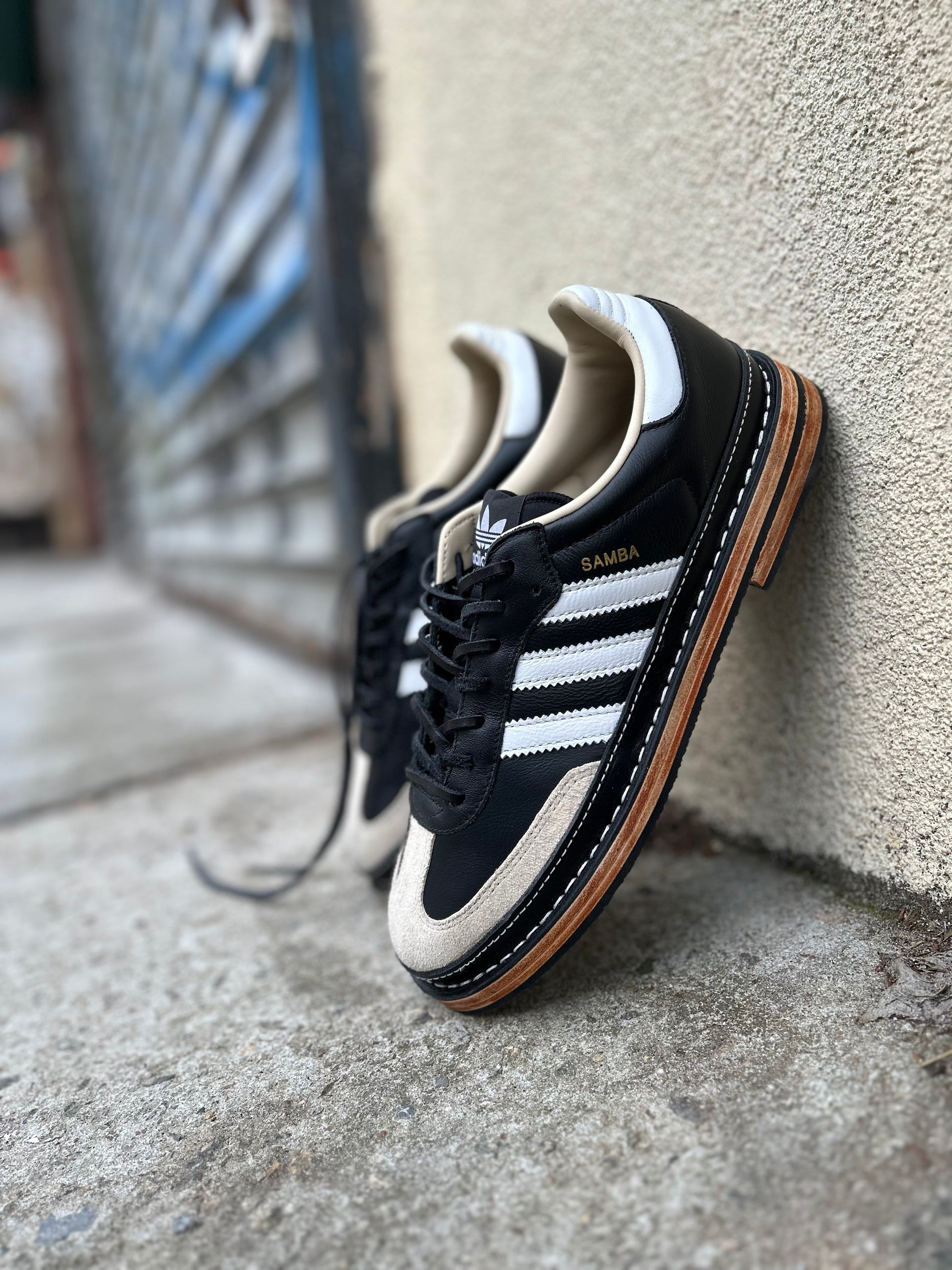ADIDAS SAMBA W/ LEATHER HEEL ADIDAS SAMBA W/ LEATHER HEEL