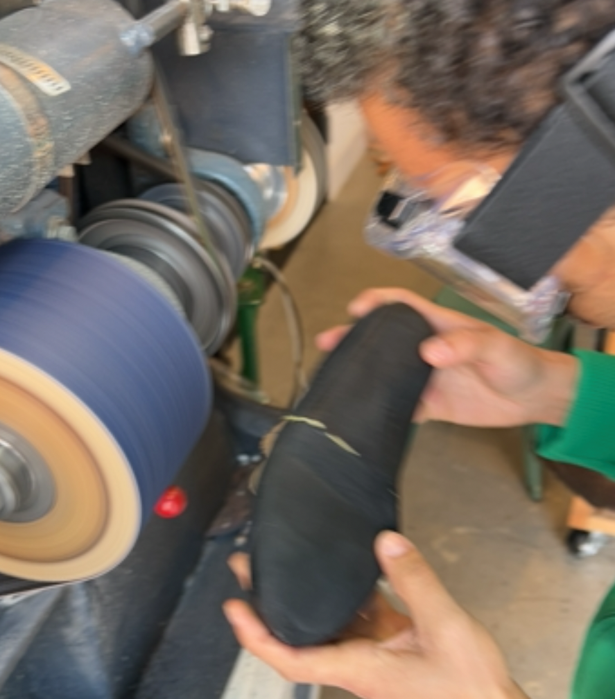 Climbing shoe repair training