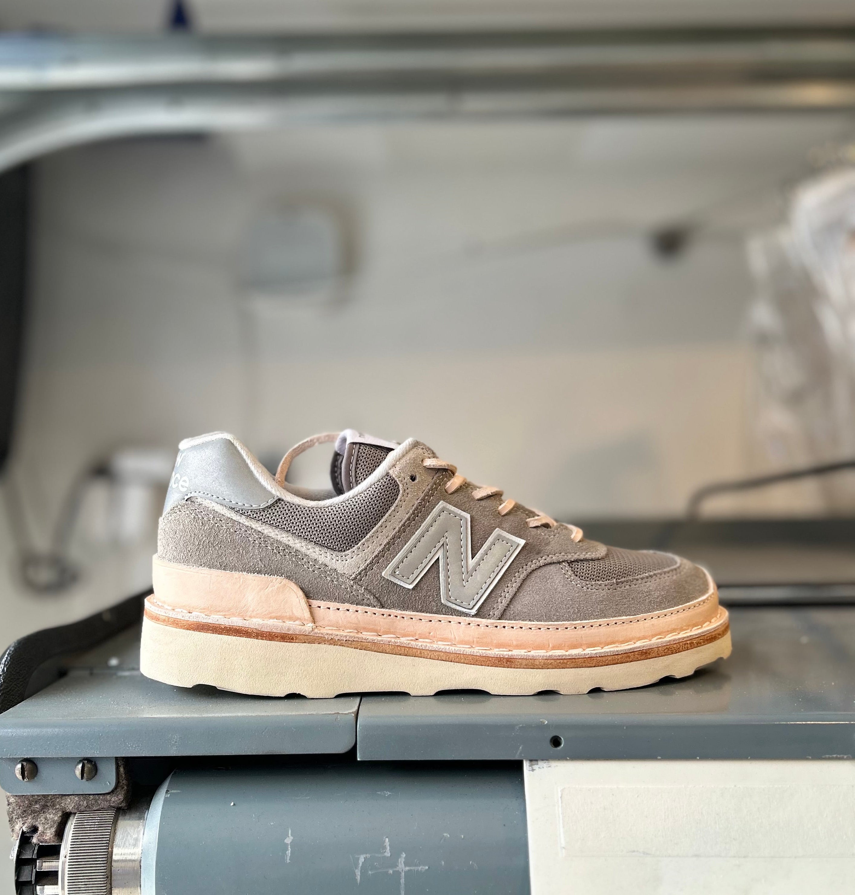 Reconsidered' NB 574 Grey @vibram Cristy – cobbler bushwick co.