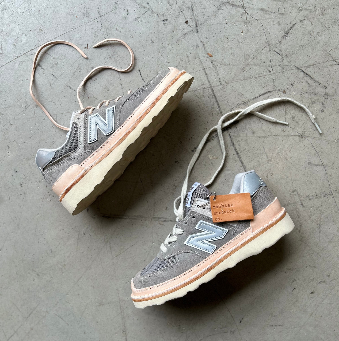 Upcycled NB 574 Grey